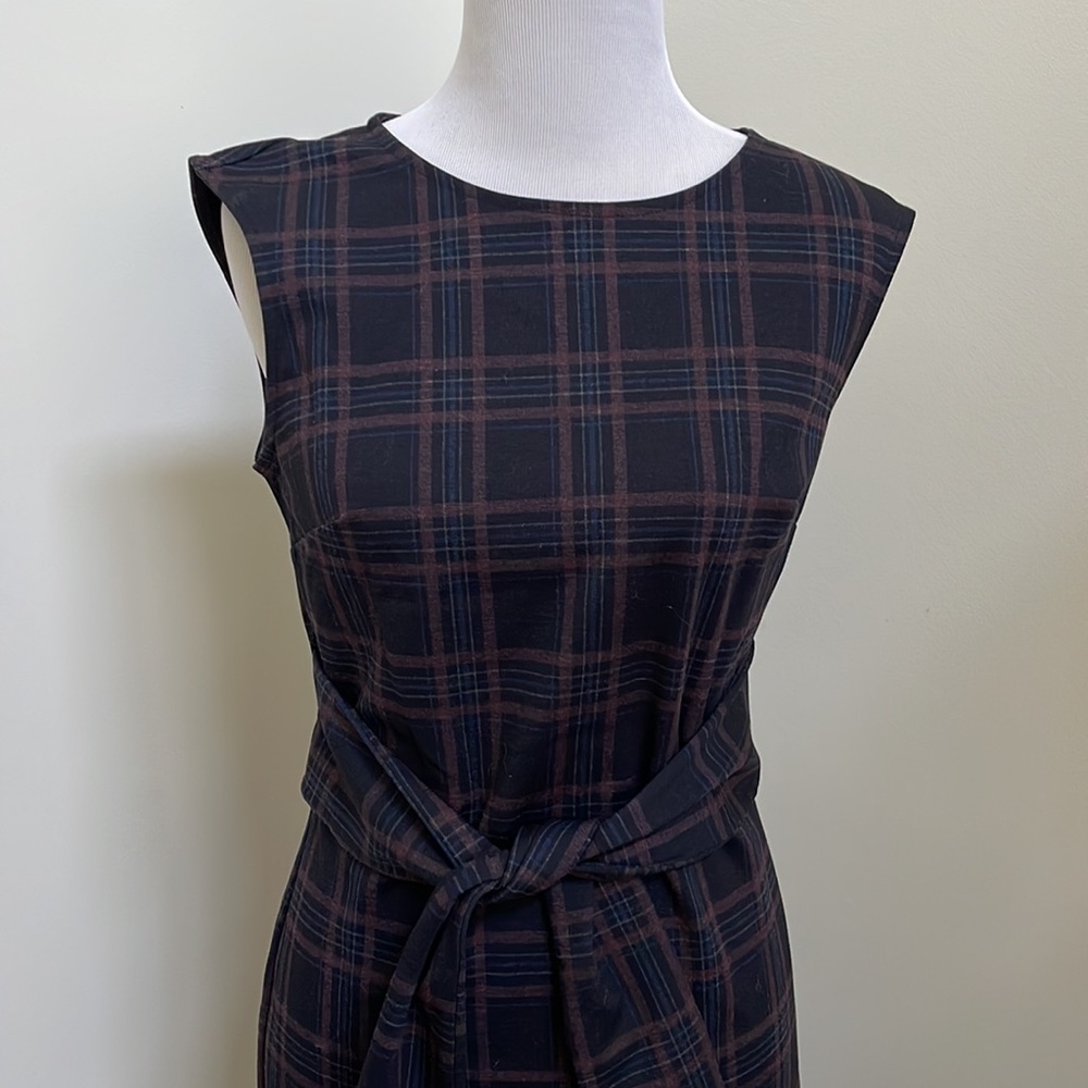 NY&Company knit plaid dress.